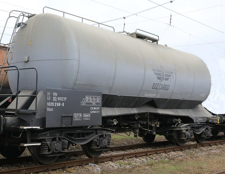 4-axle wagon for carriage of cement (cement-carrier) Uacs type